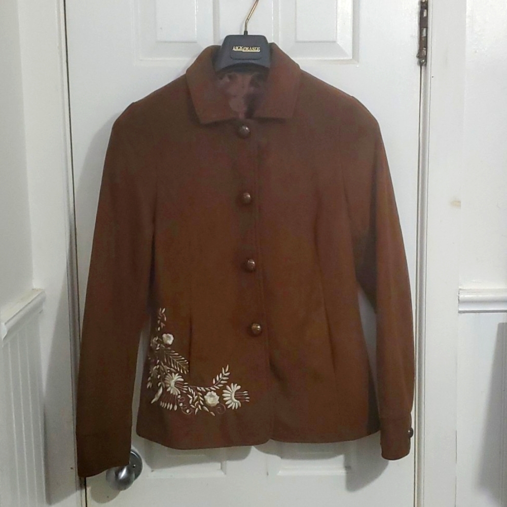 Womens embroidered blazer
